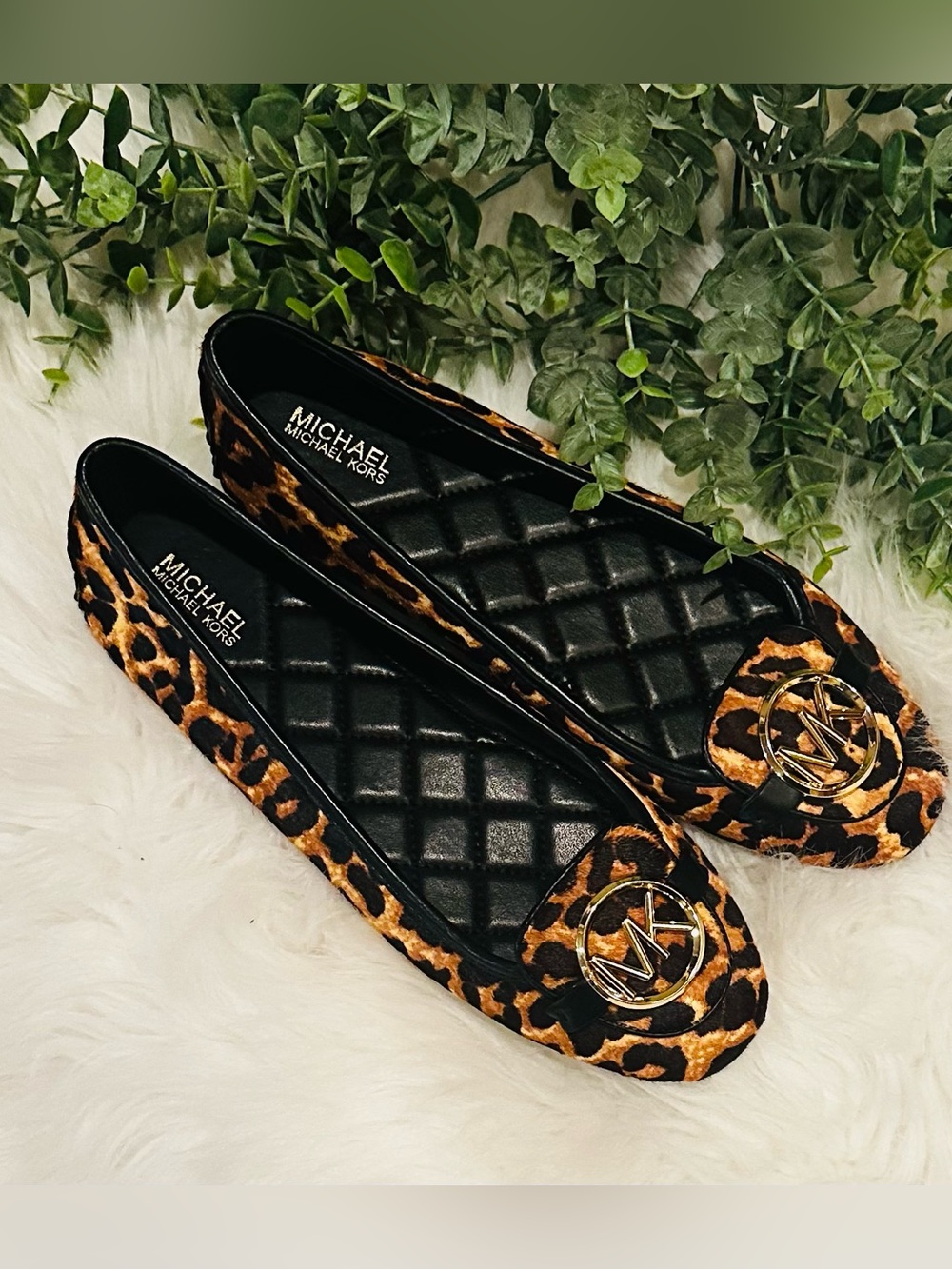 ✨ Michael Kors Leopard Print Flats — Size 7 ✨ - Picture 2 of 9